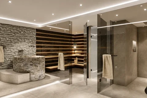 Luxus Spa mit Sauna