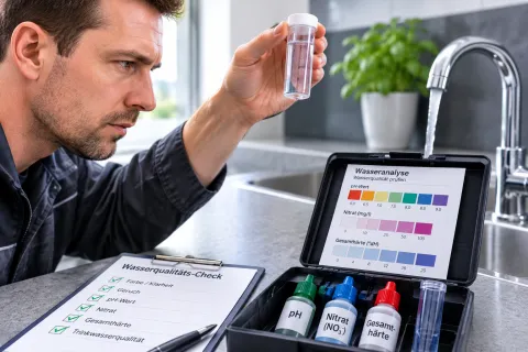 Messung an Sensor und Ventil